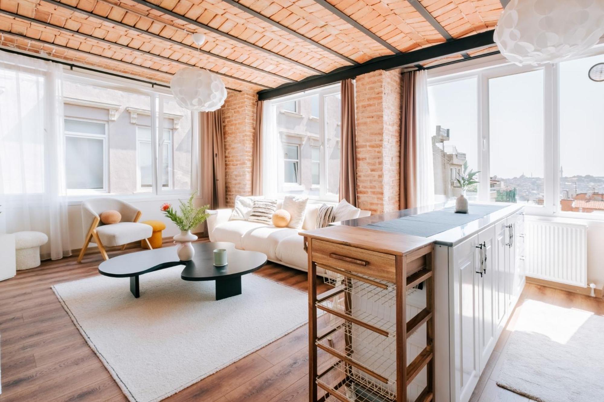 이스탄불 Flat W City View Near Galata Tower In Istiklal Ave 아파트 외부 사진