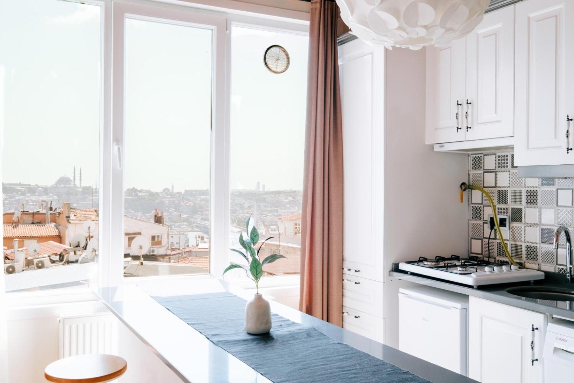 이스탄불 Flat W City View Near Galata Tower In Istiklal Ave 아파트 외부 사진