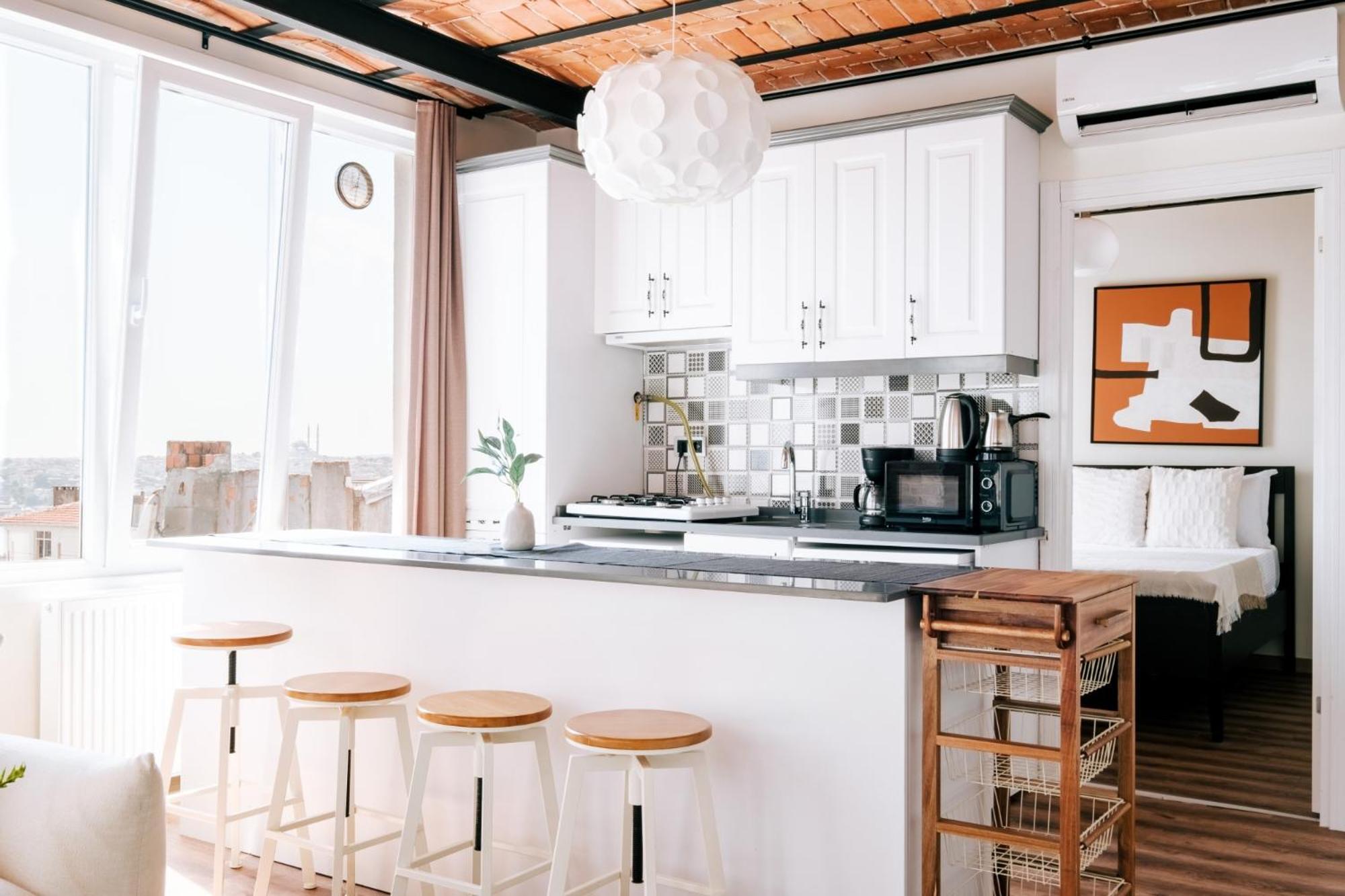 이스탄불 Flat W City View Near Galata Tower In Istiklal Ave 아파트 외부 사진